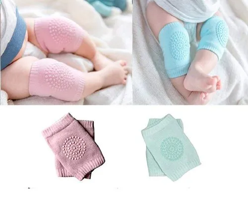 Baby Crawling Anti-slip Knee Pad (Random Colours)