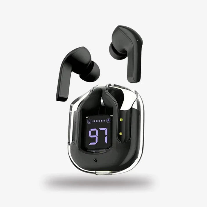 Air-31 Airpods Wireless with Crystal Transparent Case Bluetooth 5.3 Choice For You